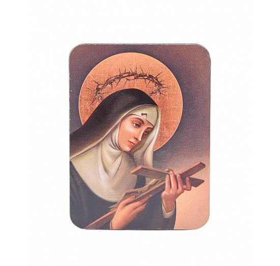 Magnes z wizerunkiem św. Rita
