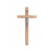 Krzyż drewniany 12 cm jasny