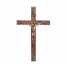 Krzyż z drewna egzotycznego Sapeli 50 cm