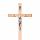 Krzyż jasne drewno 27 cm do powieszenia