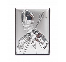 Obrazek srebrny św. Jan Paweł II