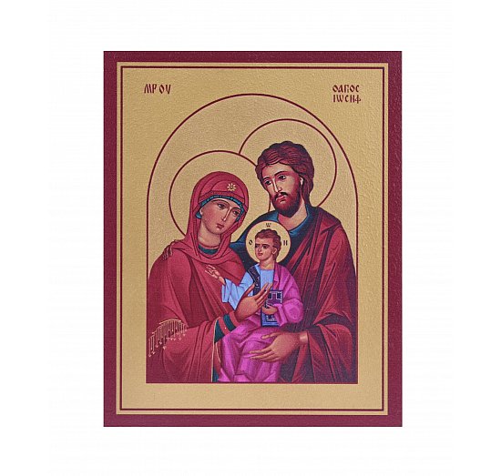 Obrazek z ikoną św. Rodziny