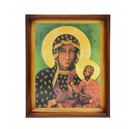 Obraz Matki Bożej Częstochowskiej w dużym formacie