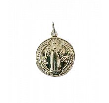 Medalik srebrny św. Benedykt