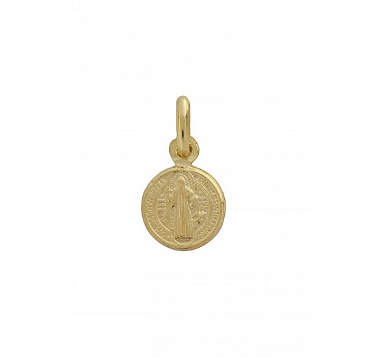 Złoty Medalik św. Benedykt mini