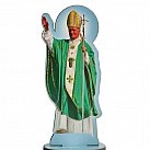 Figurka Święty Jan Paweł II Zielona