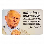 Magnes św. Jan Paweł II Każde życie
