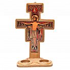 Komplet Kolędowy Drewniany Krzyż Franciszkański