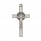 Krzyż św. Benedykta biały 4 cm