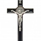 Krzyż św. Benedykta 12,5 cm czarny