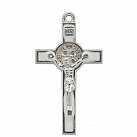 Krzyż św. Benedykta 5 cm biały