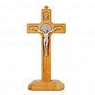 Krzyż św. Benedykta wisząco-stojący 15 cm