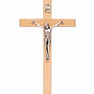 Krzyż drewniany 25 cm jasny 