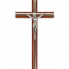 Krzyż drewniany z paskiem 20 cm