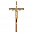 Krzyż drewniany 33 cm z pięknym wizerunkiem Chrystusa
