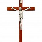 Krzyż drewniany brąz 12 cm