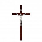 Krzyż Drewniany 16 cm Bordowy