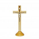 Krzyż drewniany stojący 22 cm jasny