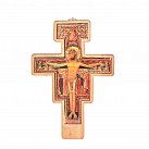 Krzyż franciszkański bukowy duży jasny