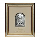 Obrazek srebrny Jan Paweł II