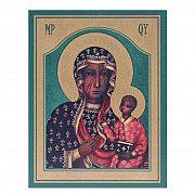 Obrazek z ikoną Matki Boskiej Częstochowskiej