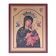 Obrazek z ikoną Matki Boskiej Nieustającej Pomocy