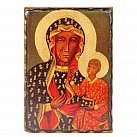 Ikona Matka Boża Częstochowska na desce