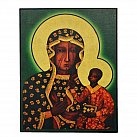 Obrazek z ikoną Matki Boskiej Częstochowskiej