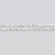 Łańcuszek Srebrny Singapur 50 cm