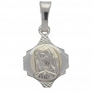 Medalik srebrny Matka Boska